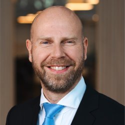 Portrett av Knut A. Grundvig, Produktsjef i Gjensidige Forsikring