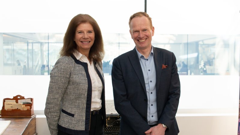 Geir Holmgren og Ingrid Lorange